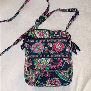 Vera Bradley Petal Paisley Mini Hipster Crossbody